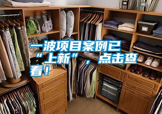一波項目案例已“上新”，點擊查看！