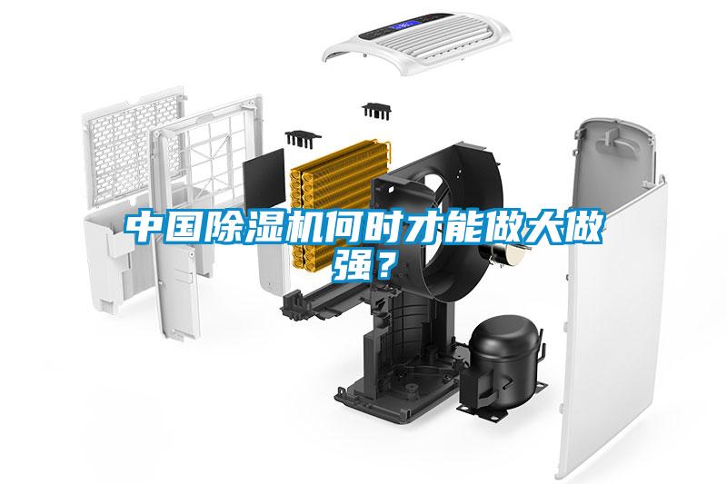 中國除濕機(jī)何時(shí)才能做大做強(qiáng)？