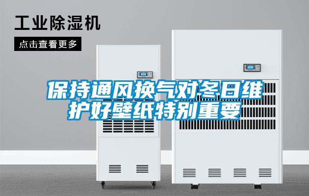 保持通風(fēng)換氣對冬日維護(hù)好壁紙?zhí)貏e重要