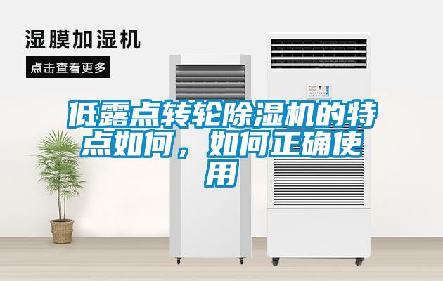 低露點(diǎn)轉(zhuǎn)輪除濕機(jī)的特點(diǎn)如何，如何正確使用