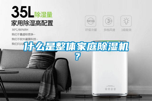 什么是整體家庭除濕機？