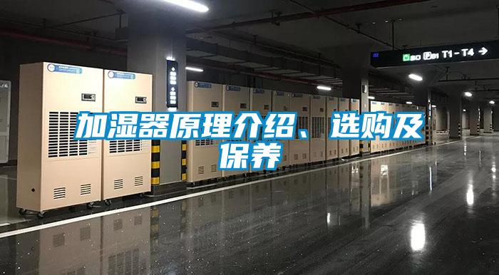 加濕器原理介紹、選購及保養(yǎng)