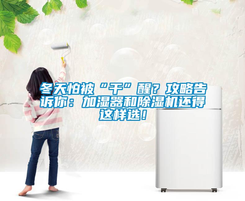 冬天怕被“干”醒？攻略告訴你：加濕器和除濕機(jī)還得這樣選！