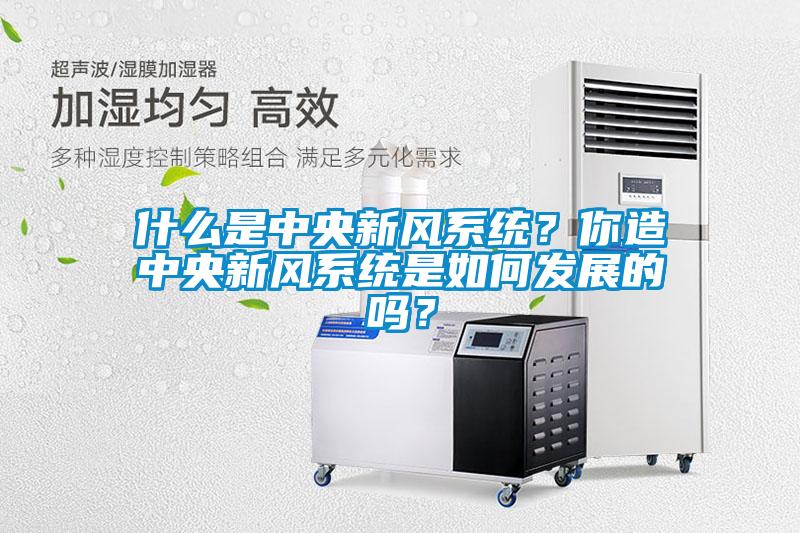 什么是中央新風系統(tǒng)？你造中央新風系統(tǒng)是如何發(fā)展的嗎？