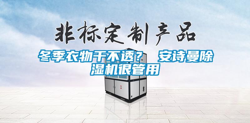 冬季衣物干不透？ 安詩曼除濕機很管用