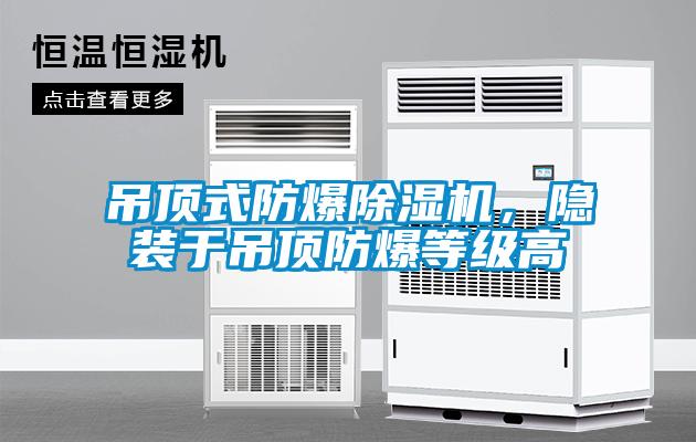 吊頂式防爆除濕機(jī)，隱裝于吊頂防爆等級(jí)高