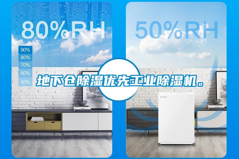地下倉除濕優(yōu)先工業(yè)除濕機。