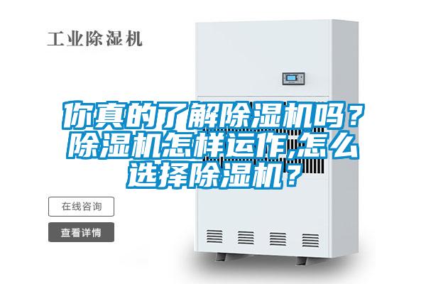你真的了解除濕機(jī)嗎？除濕機(jī)怎樣運(yùn)作,怎么選擇除濕機(jī)？