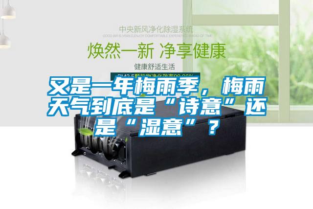 又是一年梅雨季，梅雨天氣到底是“詩(shī)意”還是“濕意”？