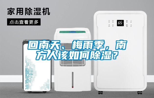 回南天、梅雨季，南方人該如何除濕？