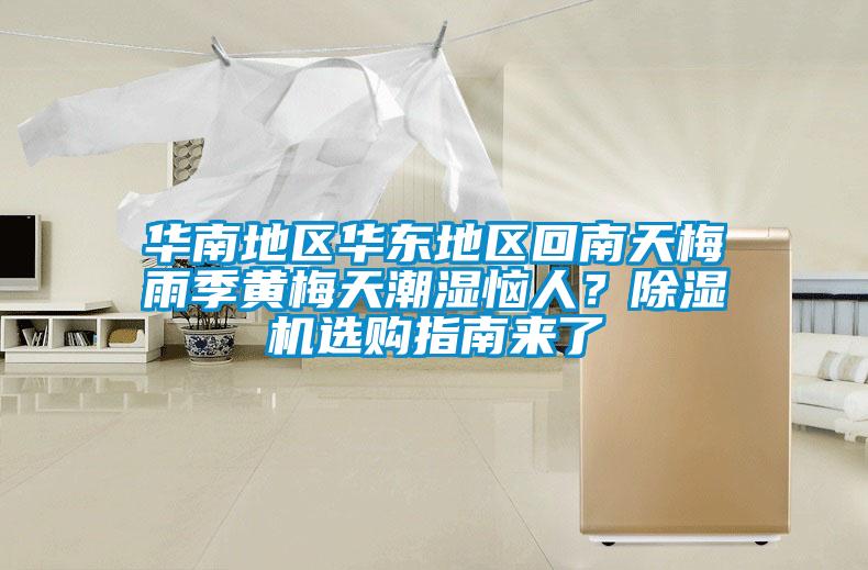 華南地區(qū)華東地區(qū)回南天梅雨季黃梅天潮濕惱人？除濕機(jī)選購(gòu)指南來(lái)了