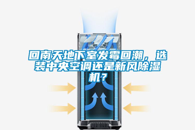 回南天地下室發(fā)霉回潮，選裝中央空調還是新風除濕機？