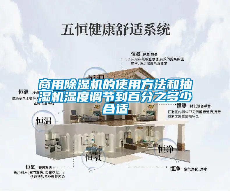 商用除濕機的使用方法和抽濕機濕度調(diào)節(jié)到百分之多少合適