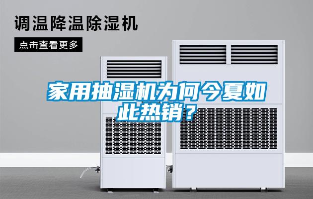 家用抽濕機為何今夏如此熱銷？