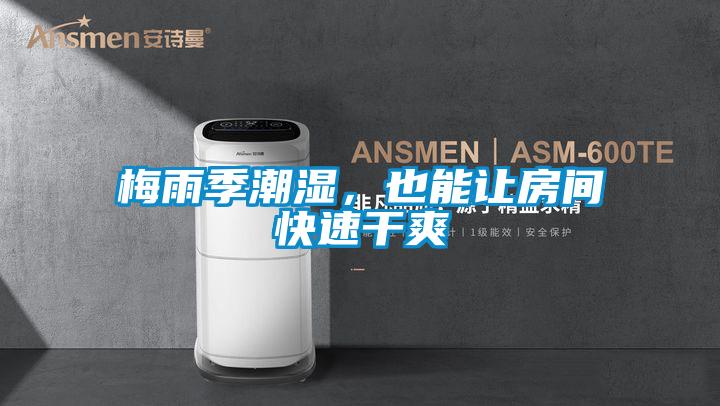 梅雨季潮濕，也能讓房間快速干爽
