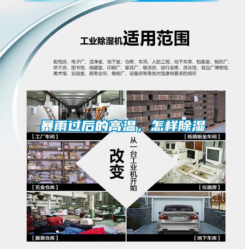 暴雨過后的高溫，怎樣除濕