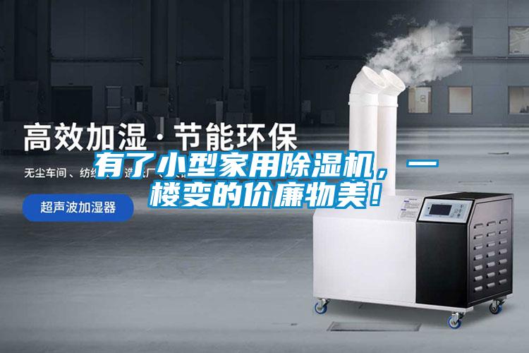 有了小型家用除濕機，一樓變的價廉物美！
