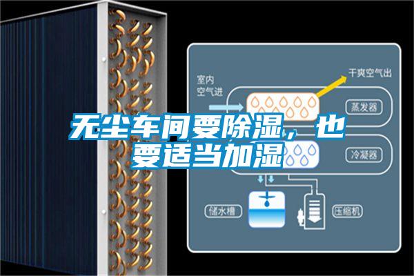 無塵車間要除濕，也要適當加濕