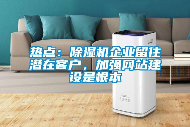 熱點(diǎn)：除濕機(jī)企業(yè)留住潛在客戶，加強(qiáng)網(wǎng)站建設(shè)是根本