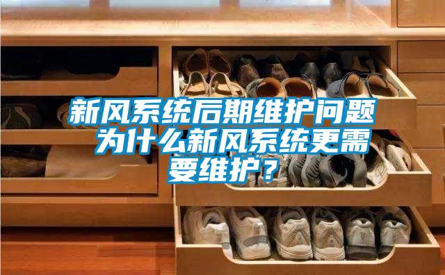 新風(fēng)系統(tǒng)后期維護(hù)問題 為什么新風(fēng)系統(tǒng)更需要維護(hù)？