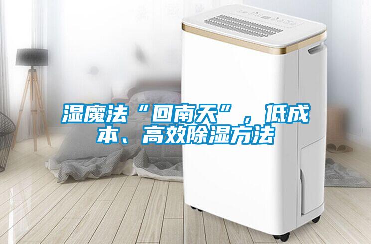 濕魔法“回南天”，低成本、高效除濕方法