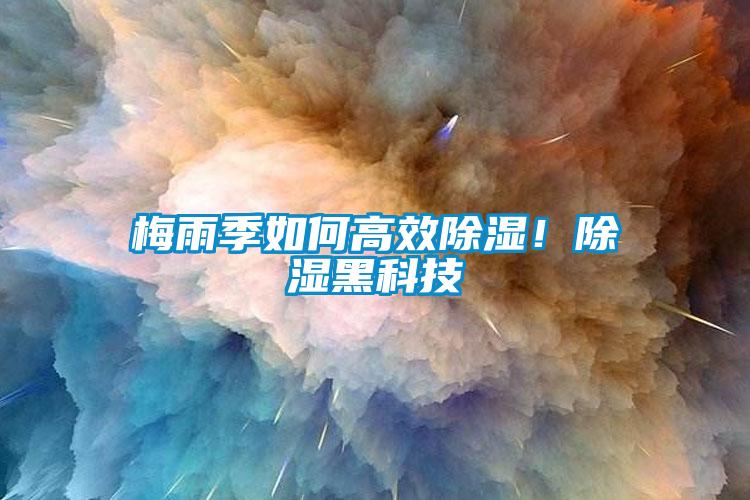 梅雨季如何高效除濕！除濕黑科技