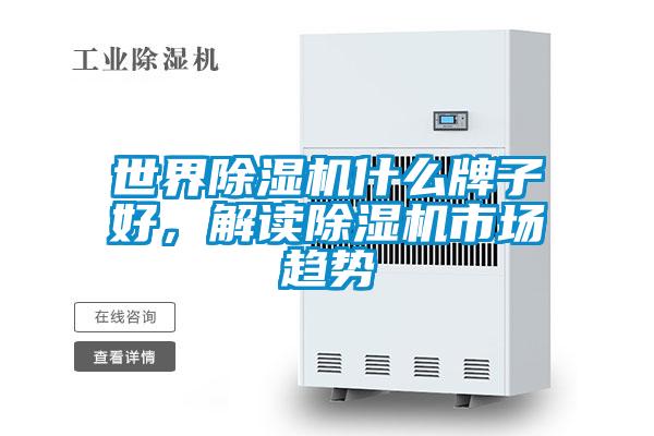 世界除濕機(jī)什么牌子好，解讀除濕機(jī)市場趨勢