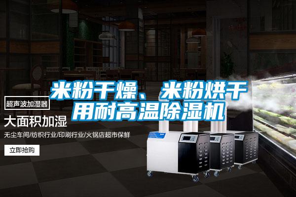 米粉干燥、米粉烘干用耐高溫除濕機(jī)
