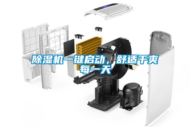 除濕機一鍵啟動，舒適干爽每一天