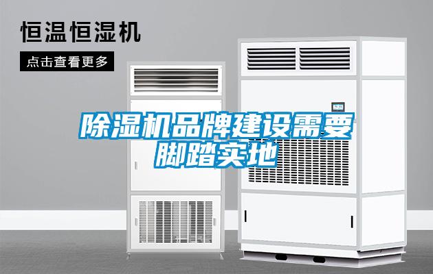除濕機(jī)品牌建設(shè)需要腳踏實地