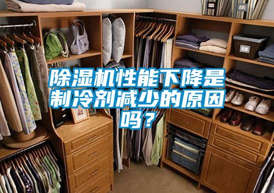 除濕機性能下降是制冷劑減少的原因嗎？