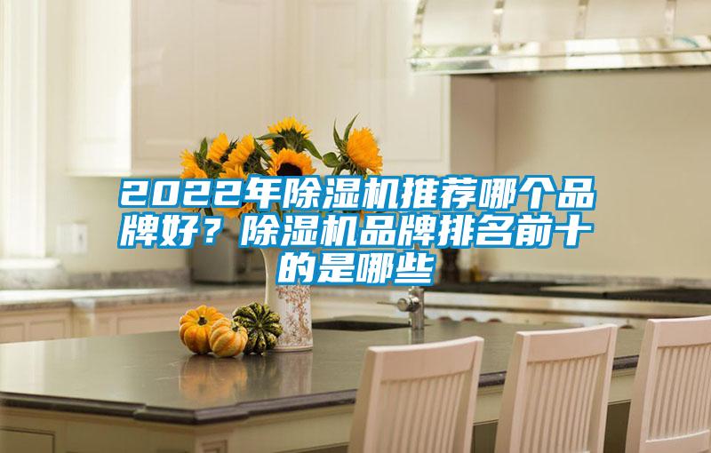 2022年除濕機推薦哪個品牌好？除濕機品牌排名前十的是哪些