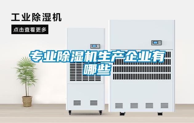 專業(yè)除濕機生產企業(yè)有哪些