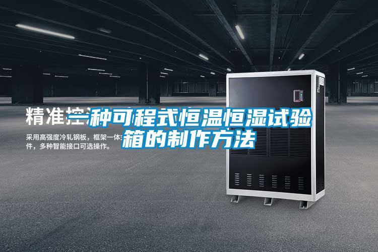 一種可程式恒溫恒濕試驗(yàn)箱的制作方法