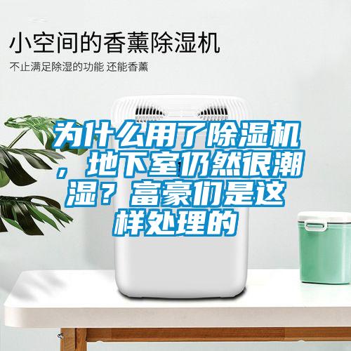 為什么用了除濕機，地下室仍然很潮濕？富豪們是這樣處理的