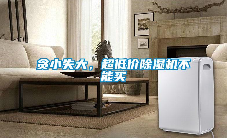 貪小失大，超低價除濕機(jī)不能買