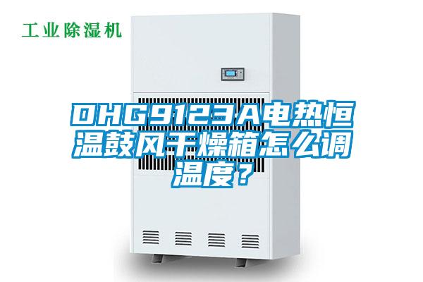 DHG9123A電熱恒溫鼓風(fēng)干燥箱怎么調(diào)溫度？