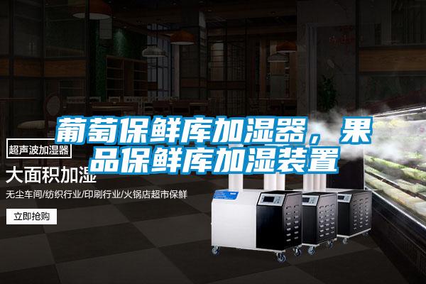 葡萄保鮮庫加濕器，果品保鮮庫加濕裝置