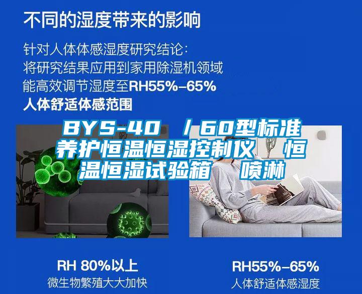 BYS-40 ／60型標(biāo)準(zhǔn)養(yǎng)護恒溫恒濕控制儀  恒溫恒濕試驗箱  噴淋