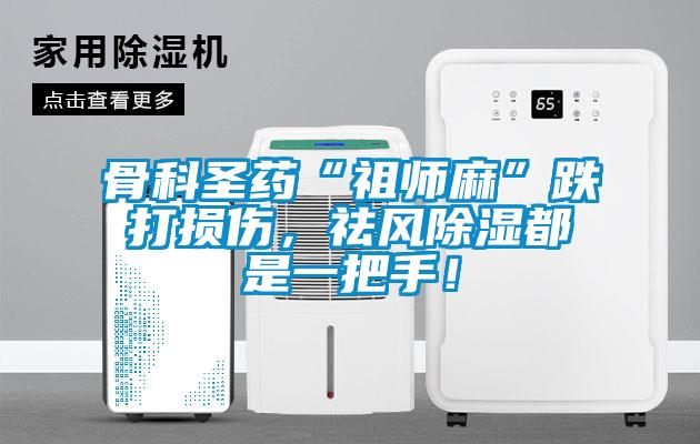 骨科圣藥“祖師麻”跌打損傷，祛風(fēng)除濕都是一把手！