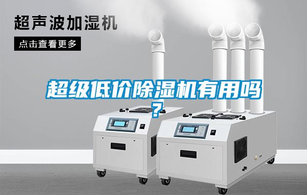 超級低價除濕機有用嗎？