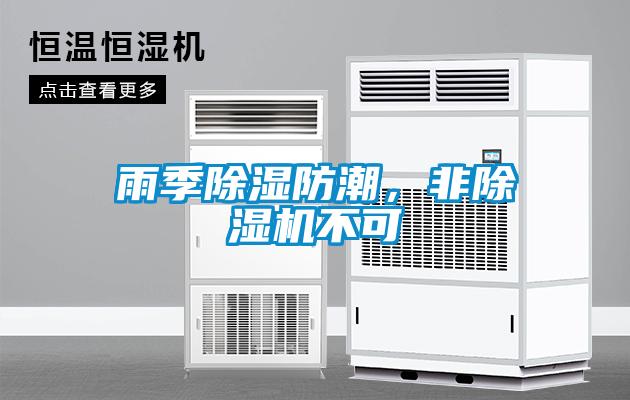 雨季除濕防潮，非除濕機(jī)不可