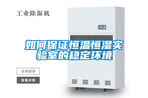 如何保證恒溫恒濕實驗室的穩(wěn)定環(huán)境