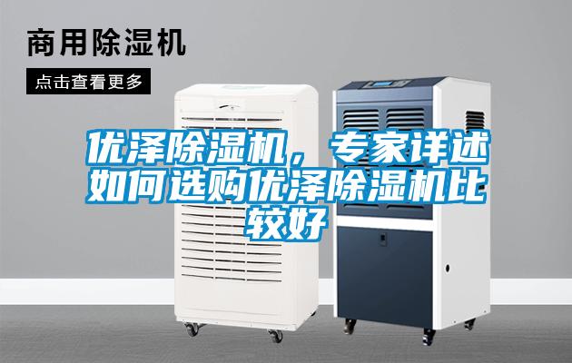 優(yōu)澤除濕機，專家詳述如何選購優(yōu)澤除濕機比較好