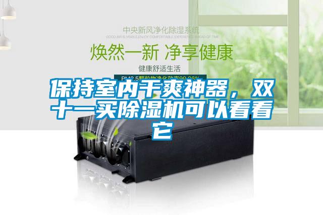 保持室內(nèi)干爽神器，雙十一買除濕機(jī)可以看看它