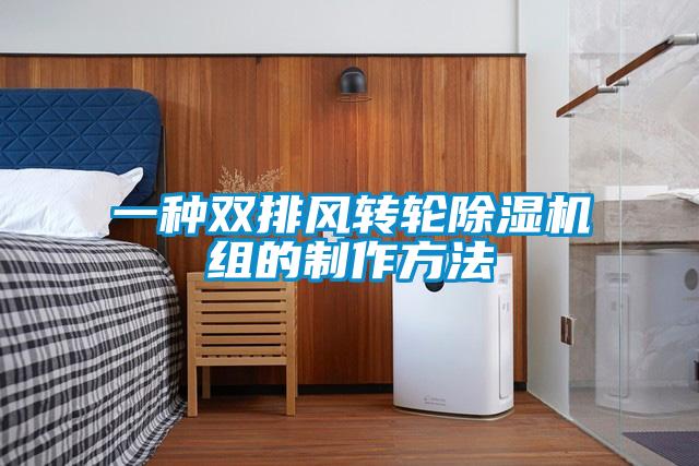 一種雙排風轉(zhuǎn)輪除濕機組的制作方法