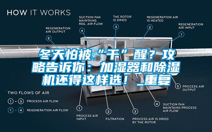 冬天怕被“干”醒？攻略告訴你：加濕器和除濕機(jī)還得這樣選！_重復(fù)