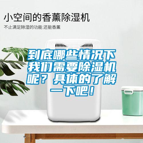 到底哪些情況下我們需要除濕機(jī)呢？具體的了解一下吧！