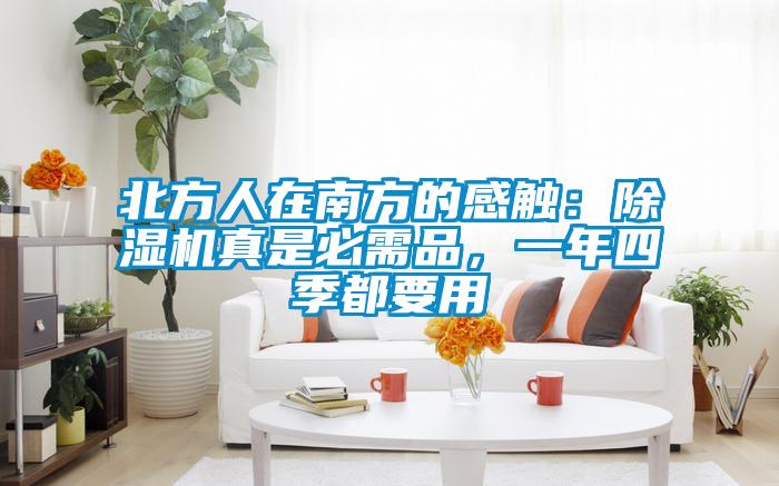 北方人在南方的感觸：除濕機(jī)真是必需品，一年四季都要用