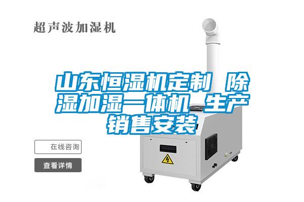 山東恒濕機定制 除濕加濕一體機 生產(chǎn)銷售安裝